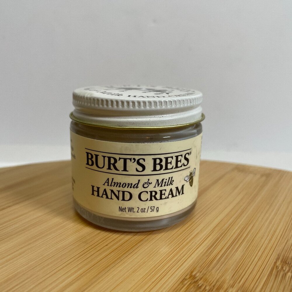Burts Bees Almond & Milk Hand Cream 2 oz 57 g Made in USA Natural Skin Care